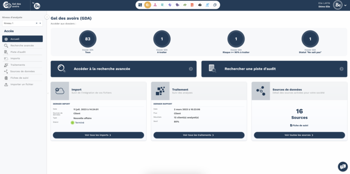 screenshot of Be CLM